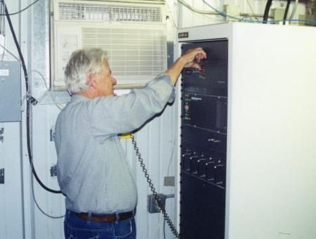 [Pushing the 'big' button!]