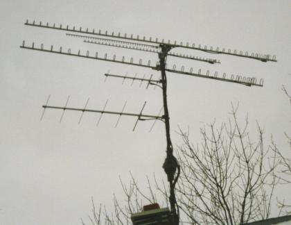 [My hi VHF and microwave antennas.]